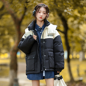 骄骄虎女童羽绒服90白鸭绒冬季2023新款女大童初中生冬装洋气J702