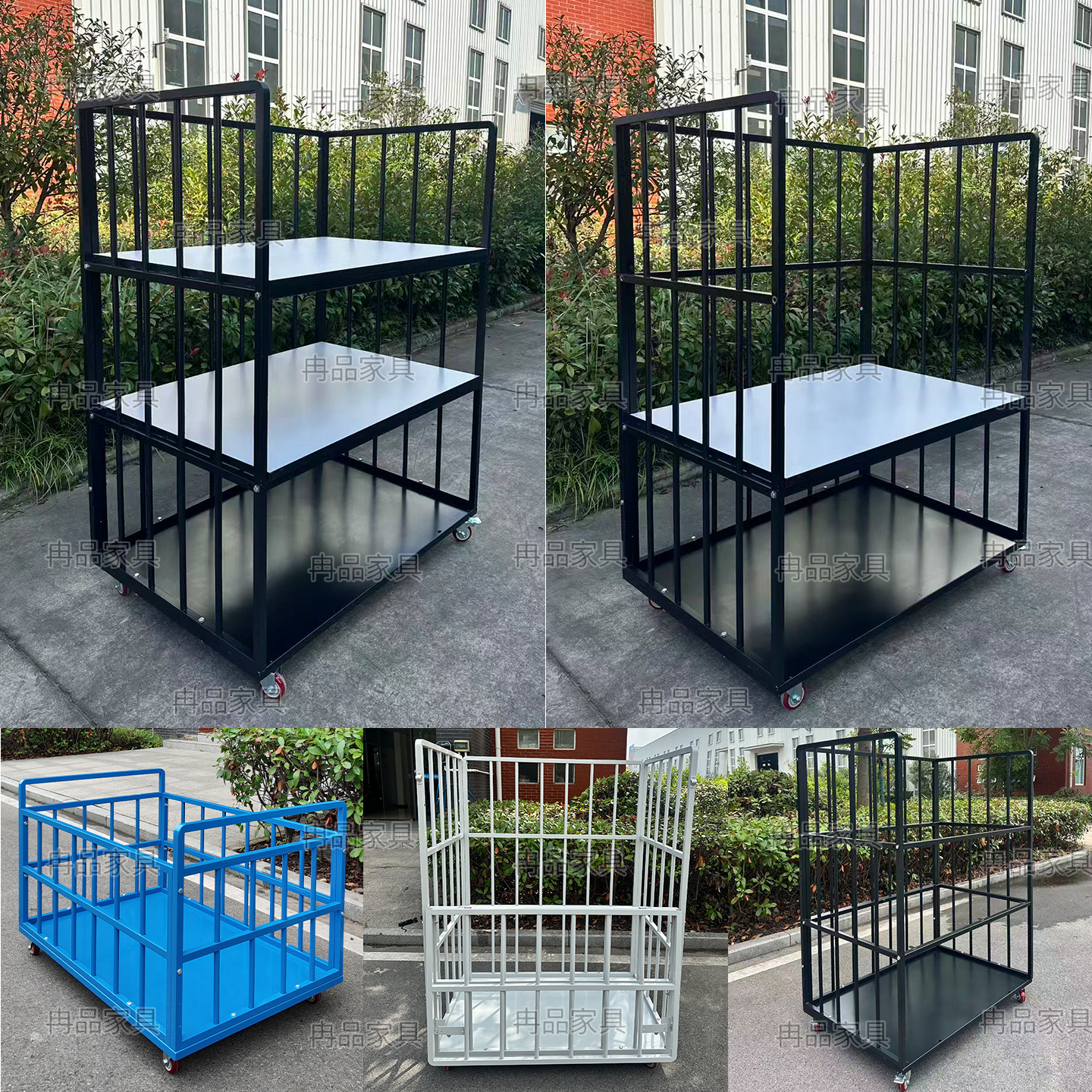 服装厂专用推车磨承载强可定制