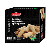 包邮 第一家迷你蔬菜春卷速冻半成品素食小吃油炸春卷1.5kg 盒顺丰