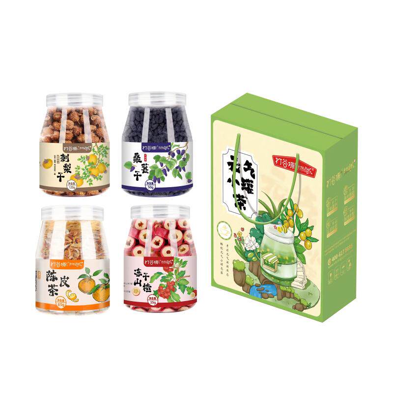 打谷塬 元气小罐茶花茶礼盒290g夏季防暑降温组合员工慰问品