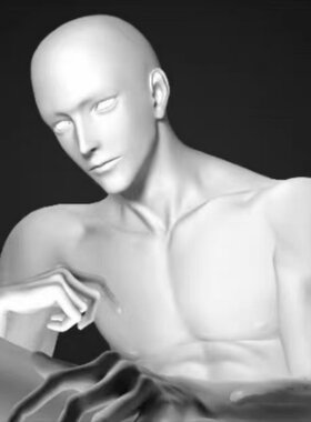 csp人偶模型9版模型clip格式CSP模型男体模型CSP人物3D模型CP9