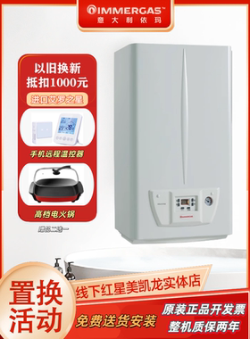 意大利依玛燃气壁挂炉进口艾罗之星24KW采暖热水地暖暖气片置换