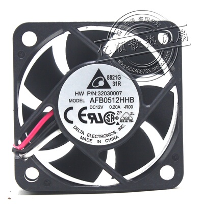 原装 台达 AFB0512HHB 12V 0.2A 5015 5cm 设备 南北桥 散热风扇