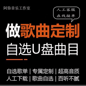 定制车载U盘自选歌曲订制汽车优盘内存卡定做流行音乐无损音质mp3