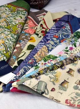 出口原单英国皇室御用UW全麻亚麻100%LEINEN餐垫桌布餐布