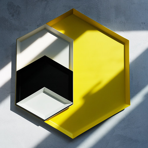 欧洲Kaleido多边形桌面收纳托盘