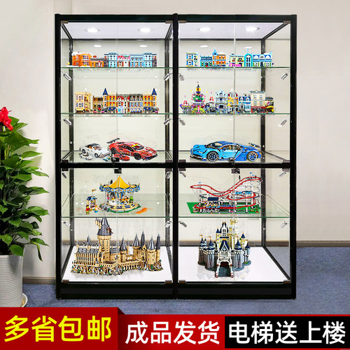 手办展示柜礼品柜乐高展示柜玻璃