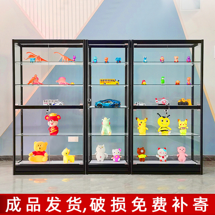 手办展示柜模型玩具透明玻璃展柜头盔高达乐高家用收纳柜礼品柜子