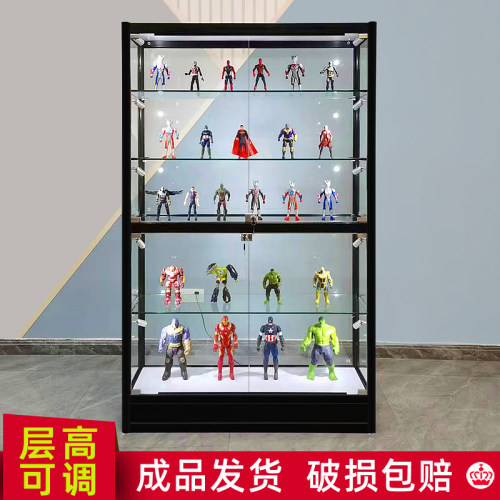弹珠潮玩乐高玩具娃娃玻璃展示柜