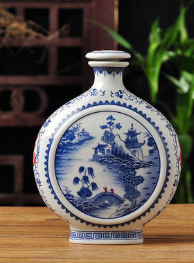 仿古陶瓷陶瓷仿古容器家用酒壶