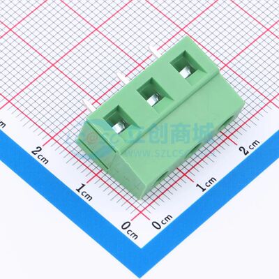 DGL750-3P28V-MG361螺钉式接线端子7.5mm 1x3P直插绿色 可开票