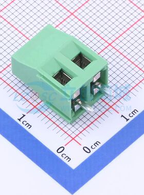 DG503-5.08-02P-14-00A(H)螺钉式接线端子5.08mm 1x2P直插绿色