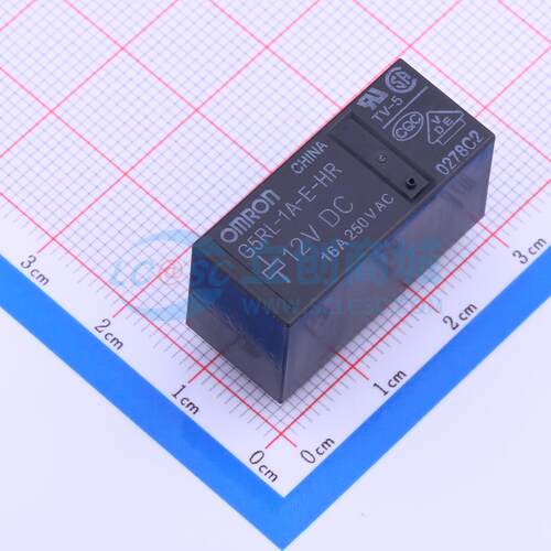 G5RL-1A-E-HR DC12 DIP,12.5x28.8mm 功率继电器可开票配套量大从
