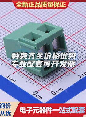 JL128-50802G01螺钉式接线端子5.08mm 1x2P直插绿色 可开票