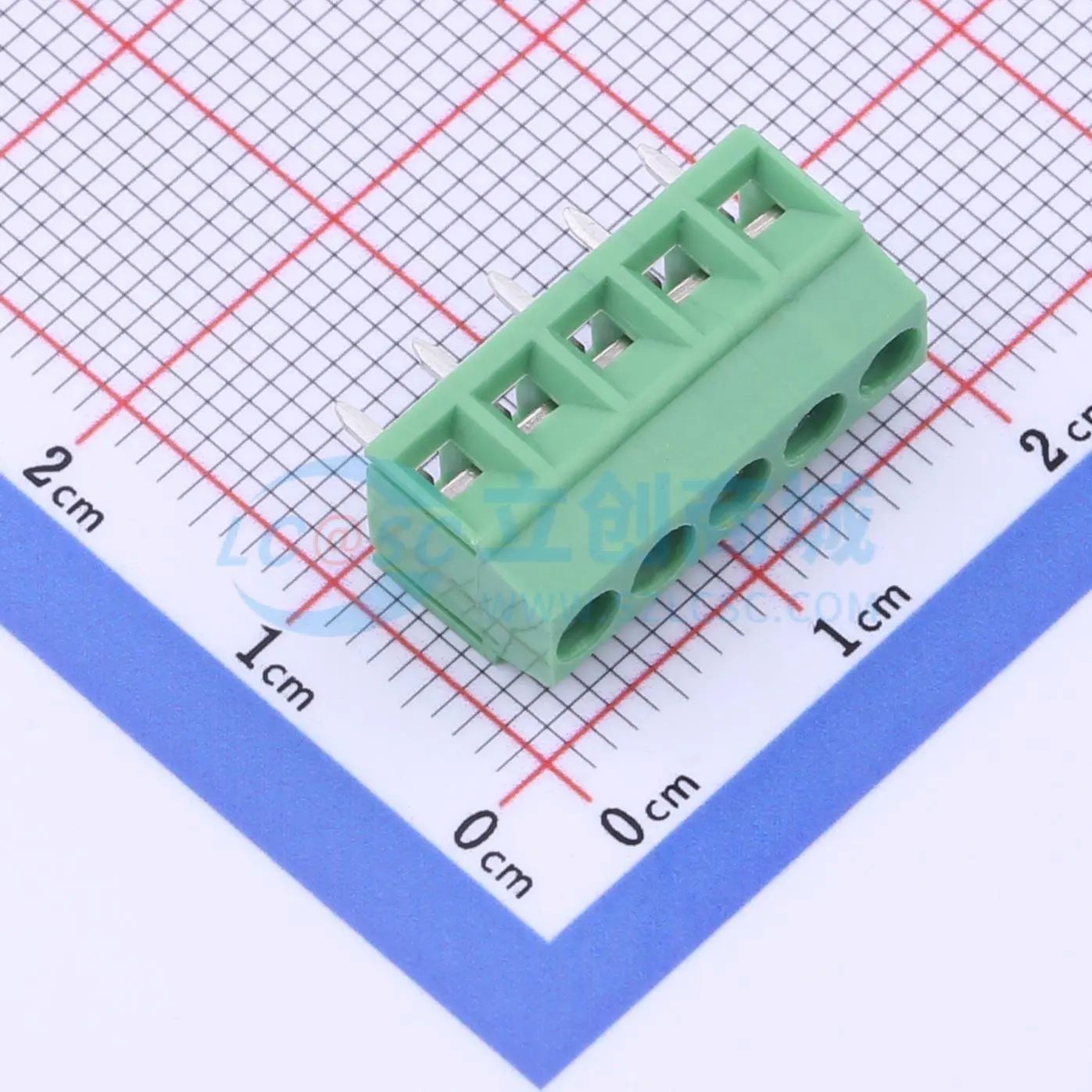 DB125-3.5-5P-GN-S螺钉式接线端子3.5mm 1x5P直插绿色 可开票