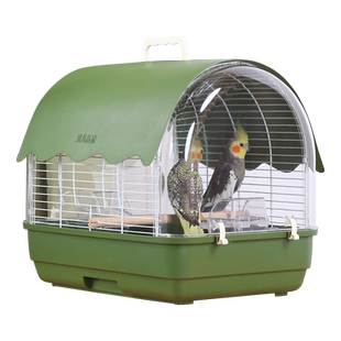 透明亚克力鹦鹉外出笼包鸟笼鹦鹉笼子外带笼虎皮牡丹玄凤豪华别墅