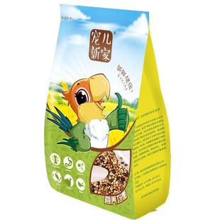 宠儿新家牡丹鹦鹉专用粮鹦鹉饲料鸟粮鸟食谷子带壳滋养丸粮食食物