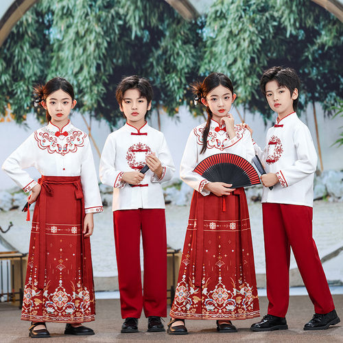 男女童马面裙新中式服装