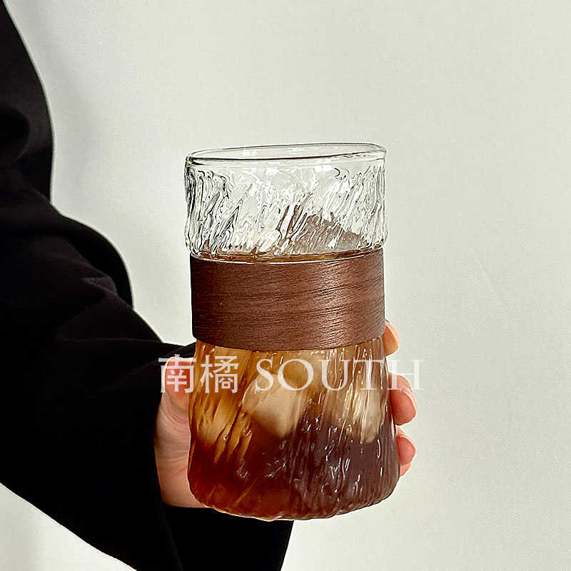 South美式南橘复古耐热玻璃杯