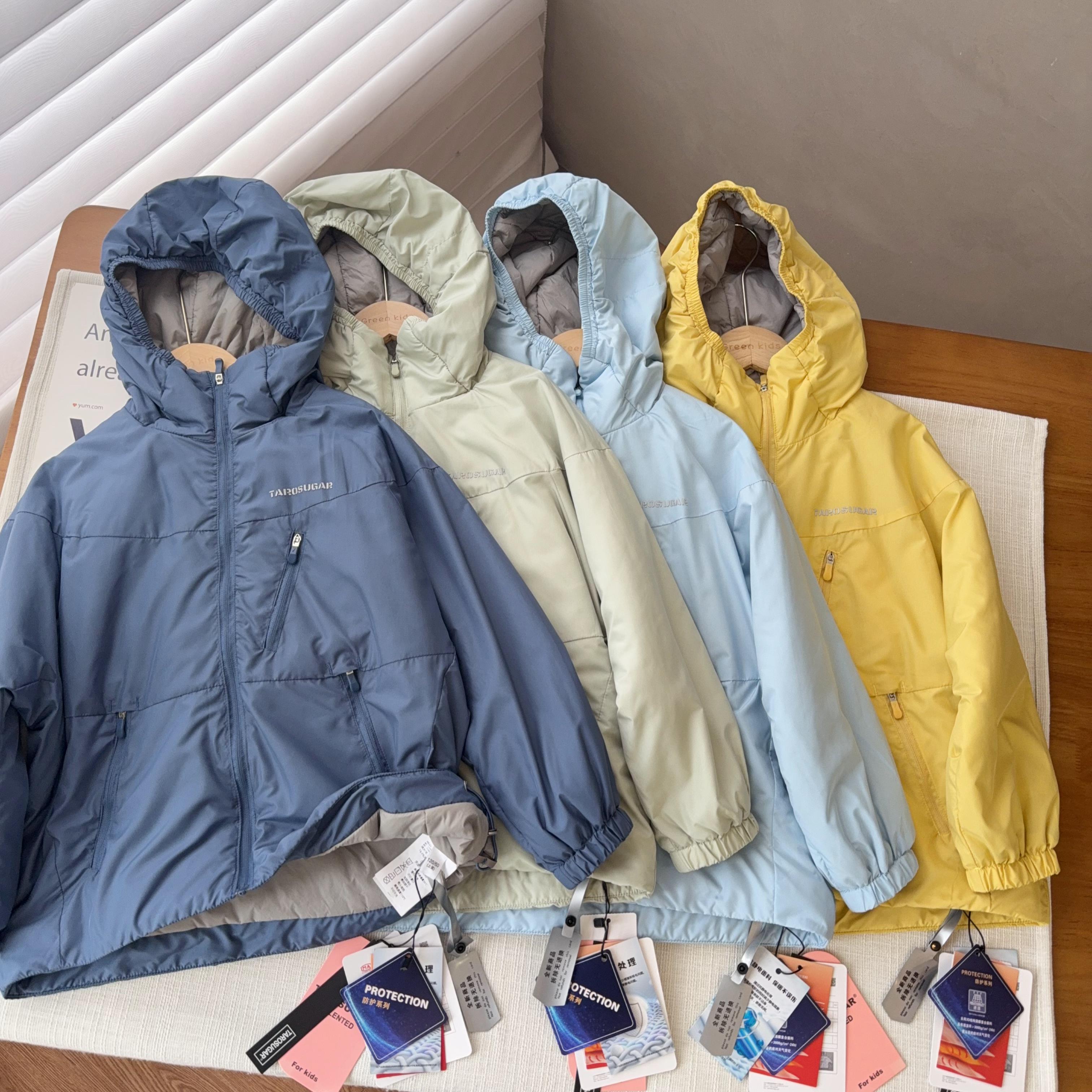 【大豆轻棉服】中大童成人狠轻的普通外套
