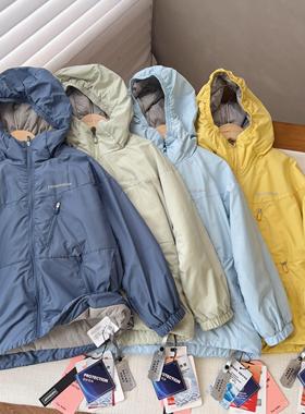 【大豆轻棉服】中大童成人狠轻的奶皮棉衣保暖棉服冬季新款25602