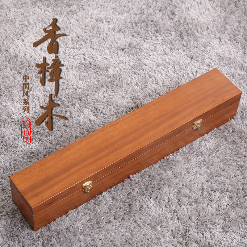 香樟木箱子实木字画盒字画礼品盒收藏字画包装盒高档书画盒定制