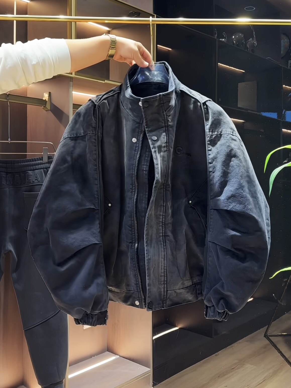 冬季新款立领牛仔棉服男潮牌宽松加厚抗寒外套男女情侣夹克上衣男,男装,棉衣,淘宝优惠券,粉丝福利购,淘宝优惠卷