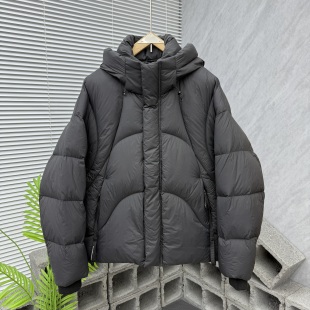 高充绒量加厚连帽面包羽绒服男冬季极寒高级感保暖90鸭绒外套夹克
