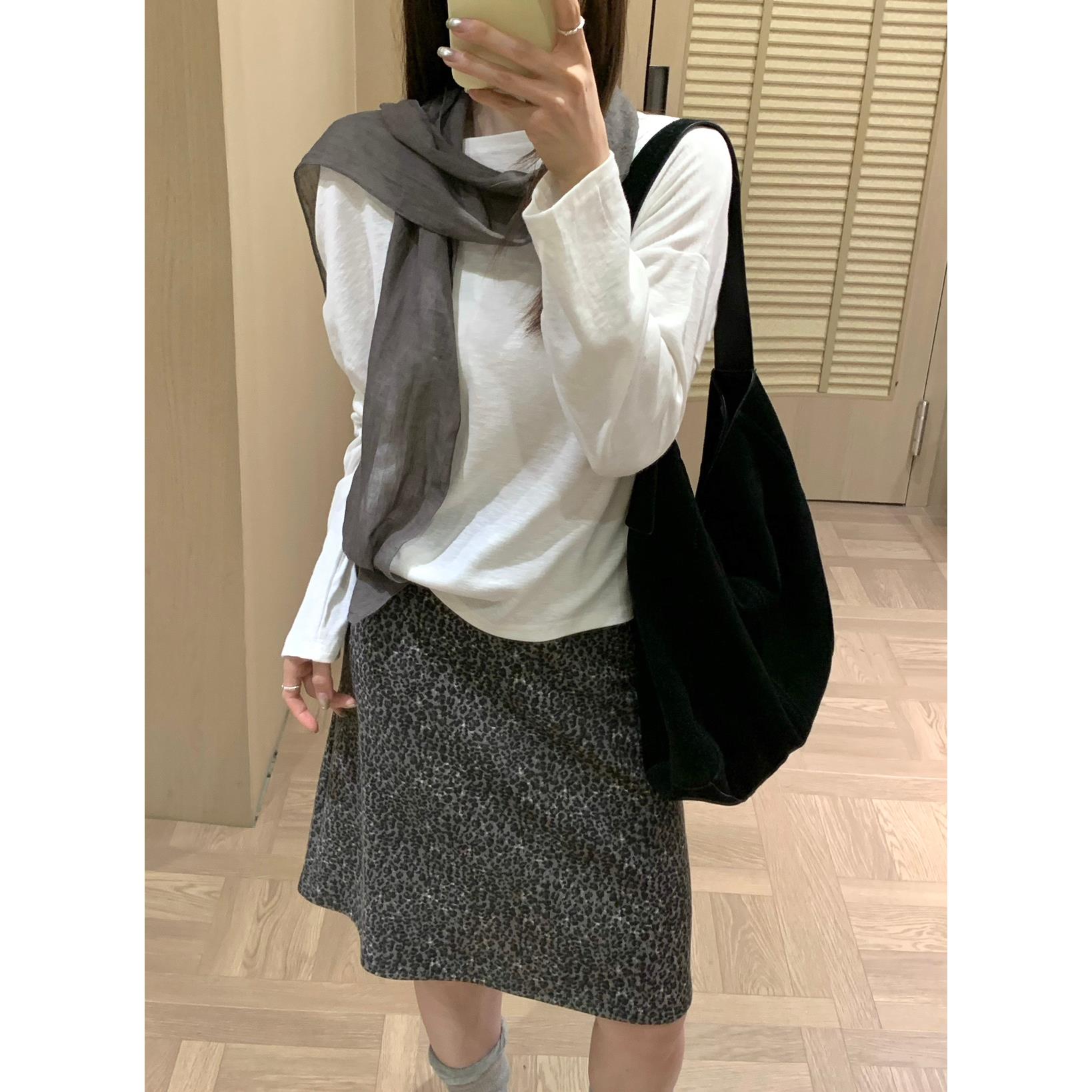 四季青韩系博主同款飘带T恤女