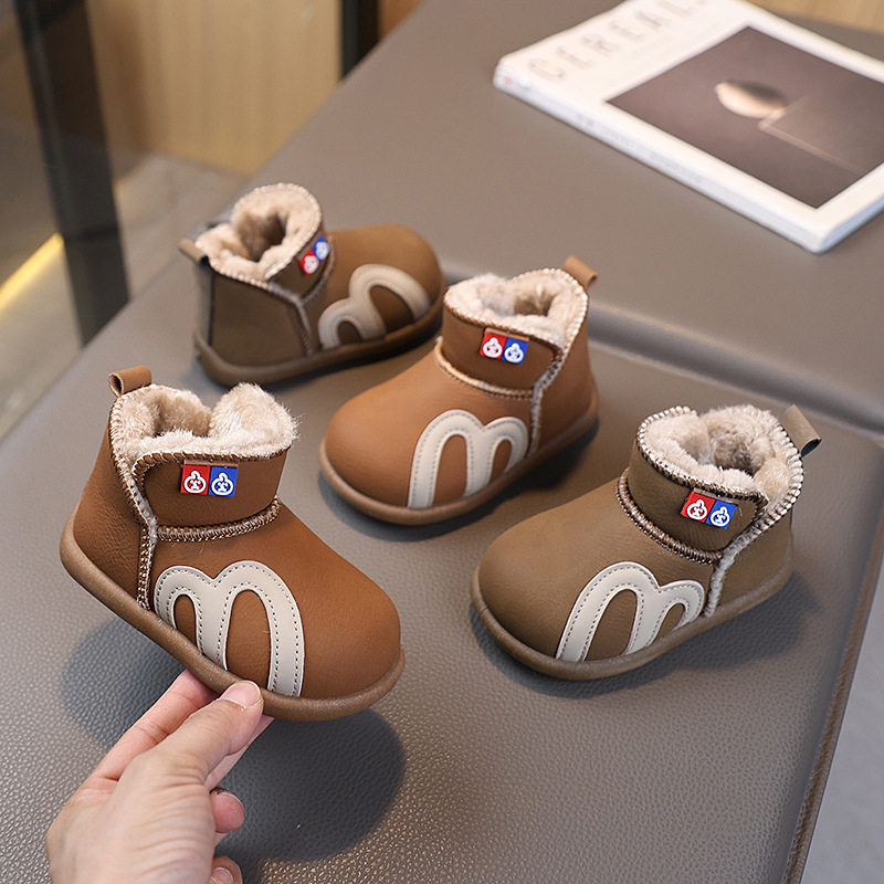 男童雪地靴2025冬季新款儿童加绒加厚保暖东北棉鞋女童防水雪地棉,童鞋/婴儿鞋/亲子鞋,雪地靴,淘宝优惠券,粉丝福利购,淘宝优惠卷