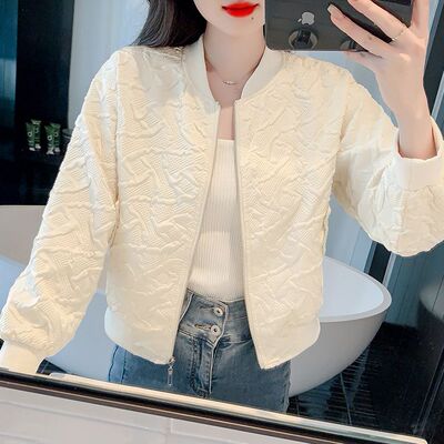 春秋短款外套女时尚百搭休闲洋气