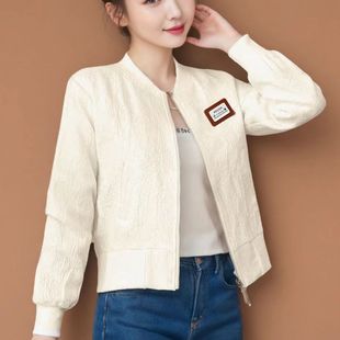 小香风棒球服韩版短款外套女2025春秋新款休闲洋气小个子夹克上衣