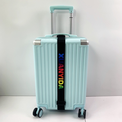 定制行李箱绑带文字图文一字打包带安全固定托运旅游箱加固捆绑绳