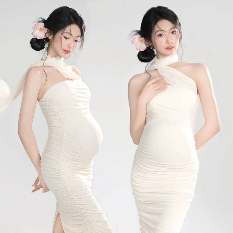 孕妇拍照服装新款唯美小清新时尚