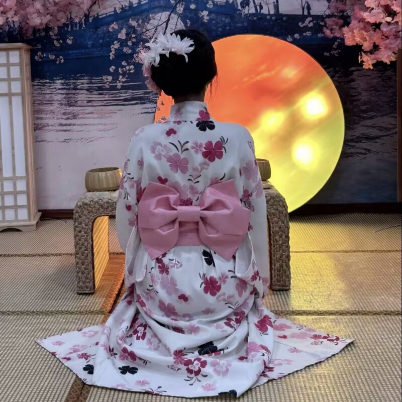 日式神明少女樱花改良和服浴衣