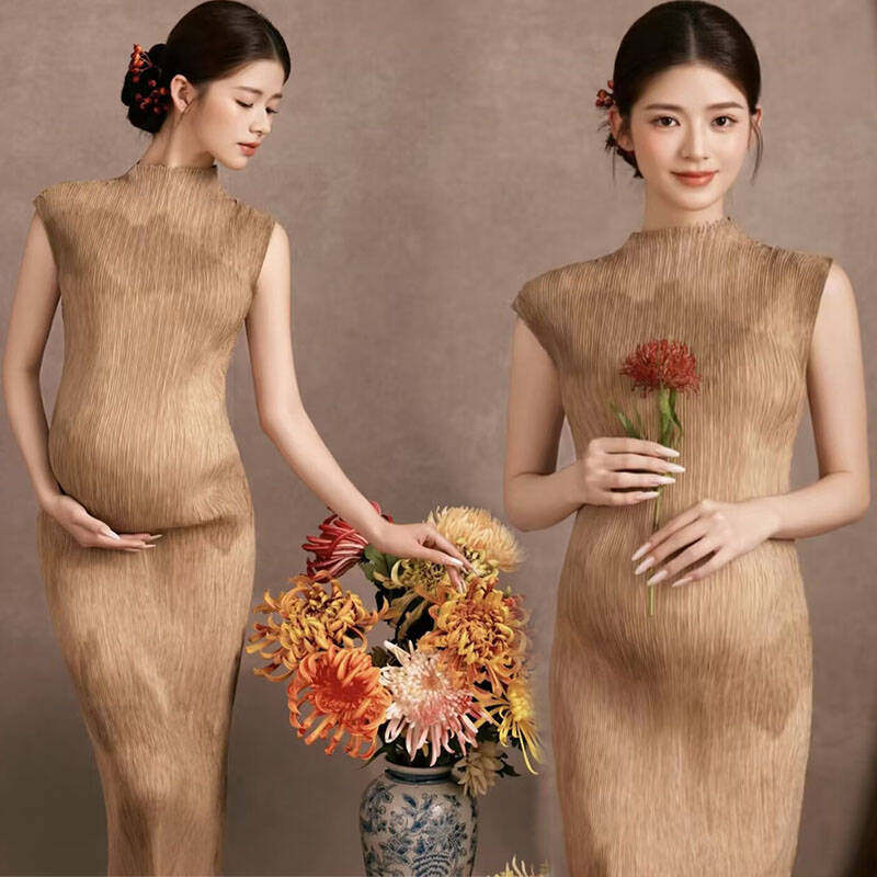 艾美影赏新中式禅意孕妇写真服