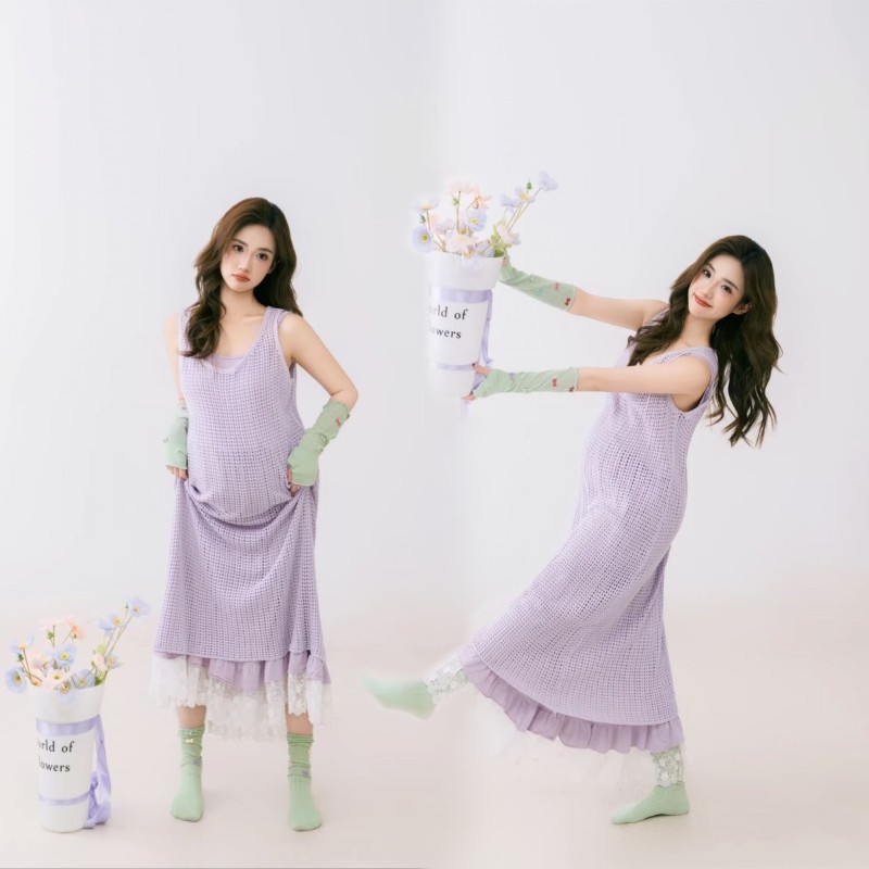 影楼新款孕妇照服装韩式小清新