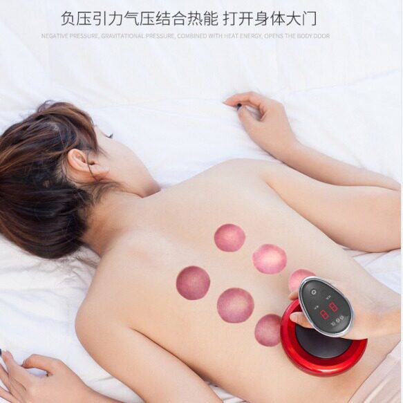电动刮痧仪家用养生按摩拔罐器负压吸痧仪热敷理疗吸痧引力