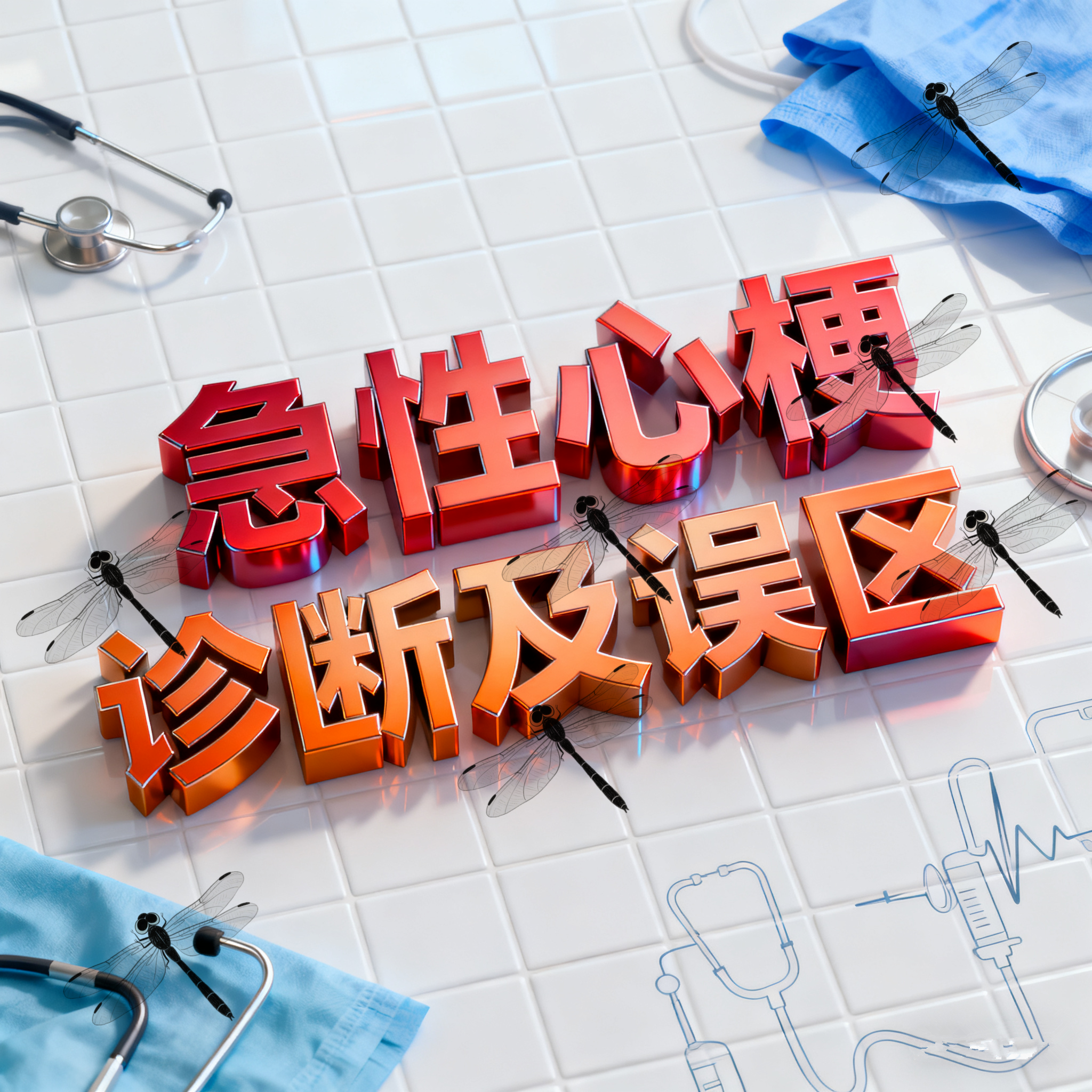 急性心肌梗死心肌缺血心电图诊断误区表现临床心电图波形判断视频