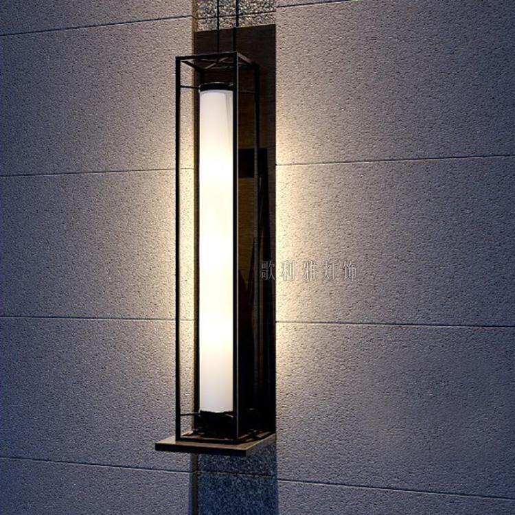 设计师现代新中式铁艺书房壁灯酒店别墅会所客厅餐厅过道走廊灯具