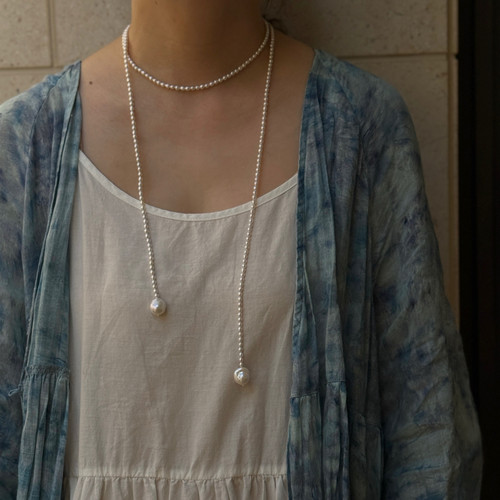 甄奢150cm小珍珠巴洛克长项链