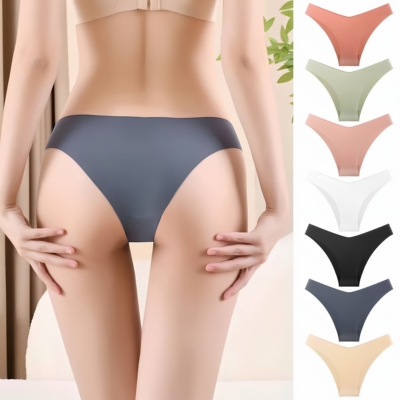 冰丝无痕低腰打底瑜伽三角裤女薄