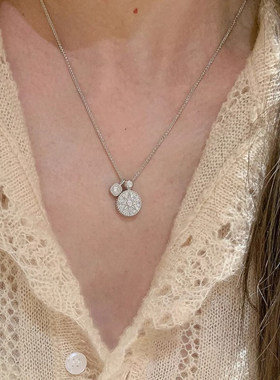 星芒罗盘项链可拆卸吊坠精致优雅贵气锁骨链小众设计高级轻奢项饰