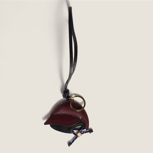 MIU系包包挂件棒球帽真皮装饰吊坠手工高级感钥匙扣汽车挂件