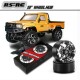 D90易控 狂怒轮毂R74 RS红蜘蛛出品 TRX4 攀爬车1.9寸 铝合金轮毂