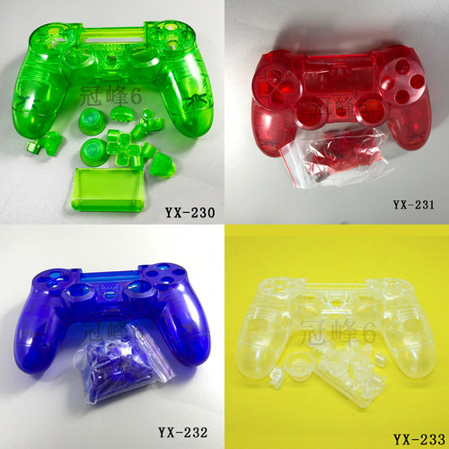 透明ps4手柄壳手柄4色无线带