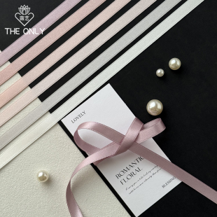 薇艺 材料 1.0升级加密珠光丝带蝴蝶结缎带花艺礼品烘焙手工包装