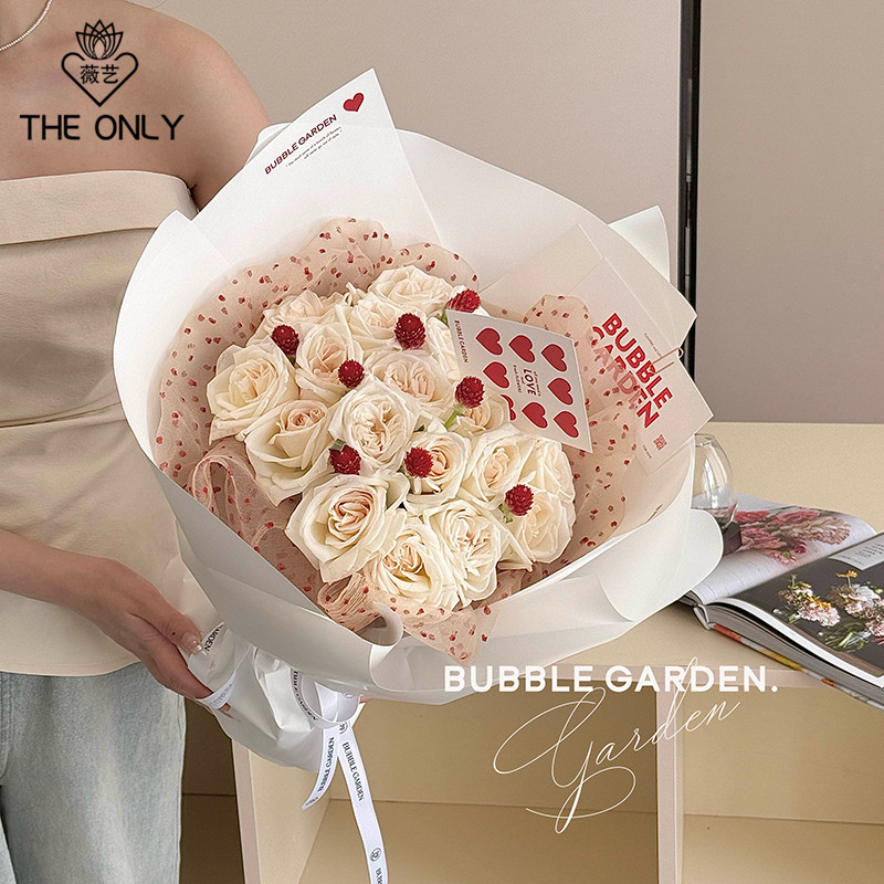 薇艺 泡泡波点纱千日红花束包装网纱创意鲜花手工diy花艺包花材料,鲜花速递/花卉仿真/绿植园艺,花艺纱网/纺织布,淘宝优惠券,粉丝福利购,淘宝优惠卷