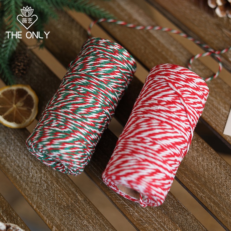 100米棉麻绳圣诞装饰贺卡挂带
