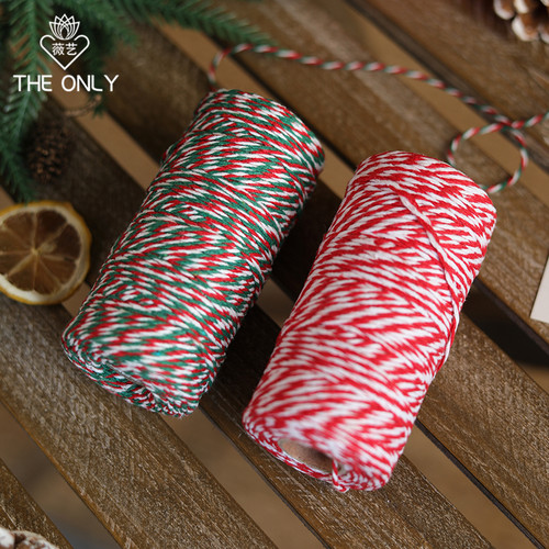 100米棉麻绳圣诞装饰贺卡挂带